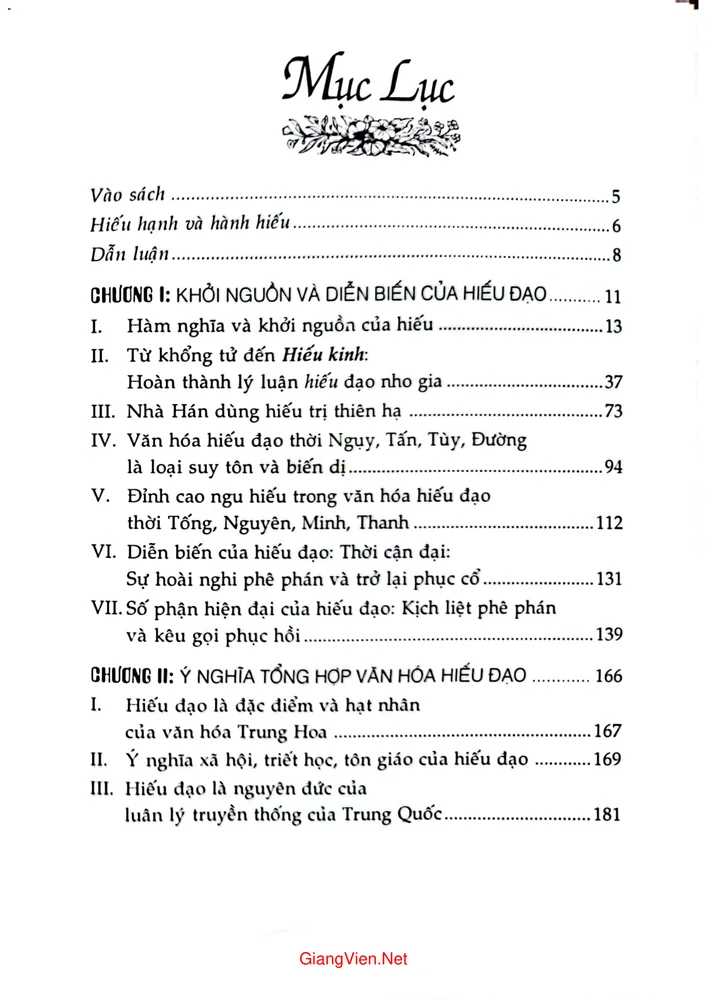 Trang 1 - Ảnh minh họa nội dung sách Chữ hiếu trong nền văn hóa Trung Hoa
