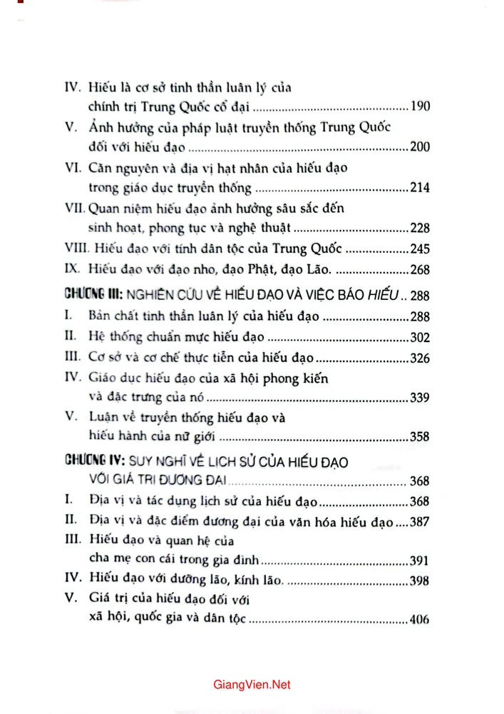Trang 2 - Ảnh minh họa nội dung sách Chữ hiếu trong nền văn hóa Trung Hoa