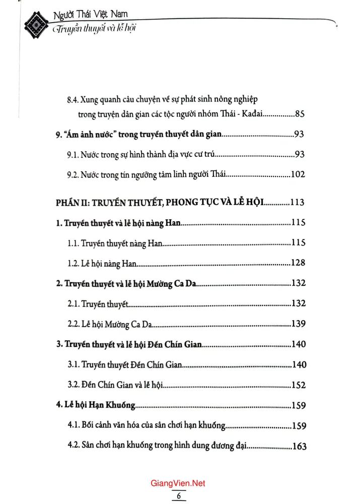 Trang 2 - Ảnh minh họa nội dung sách Người Thái Việt Nam truyền thuyết và lễ hội