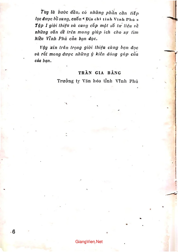 Trang 2 - Ảnh minh họa nội dung sách Địa chí Vĩnh Phú