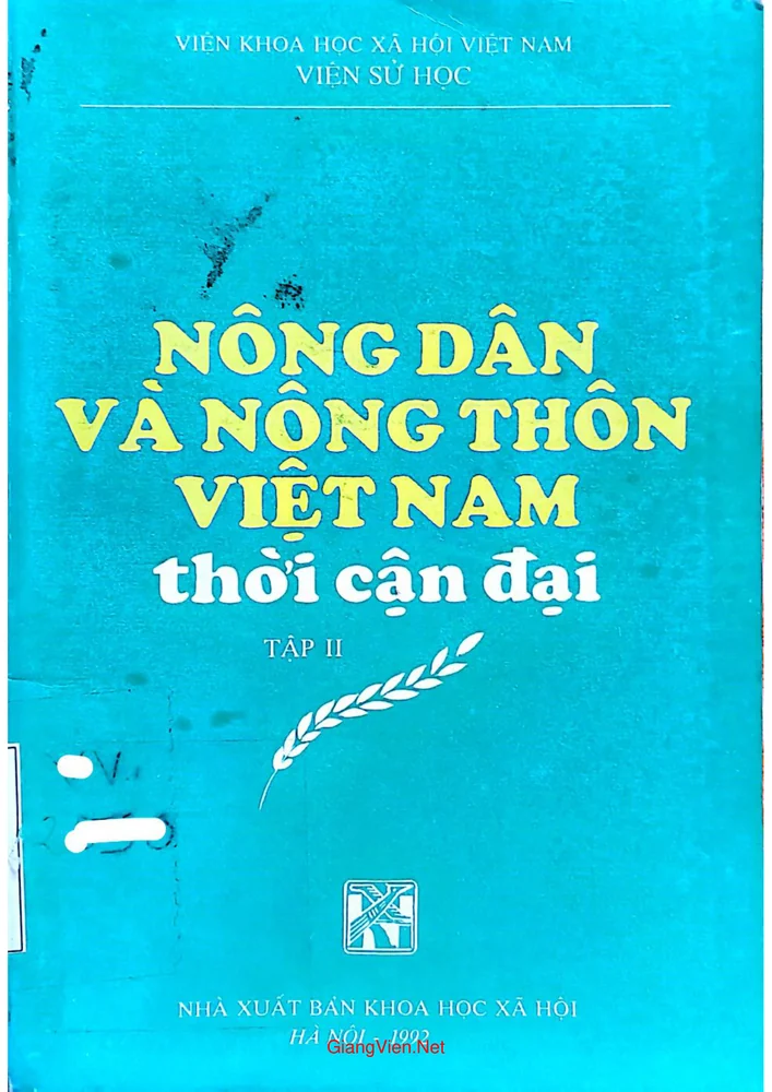 Ảnh bìa của Nông dân và nông thôn Việt Nam thời cận đại