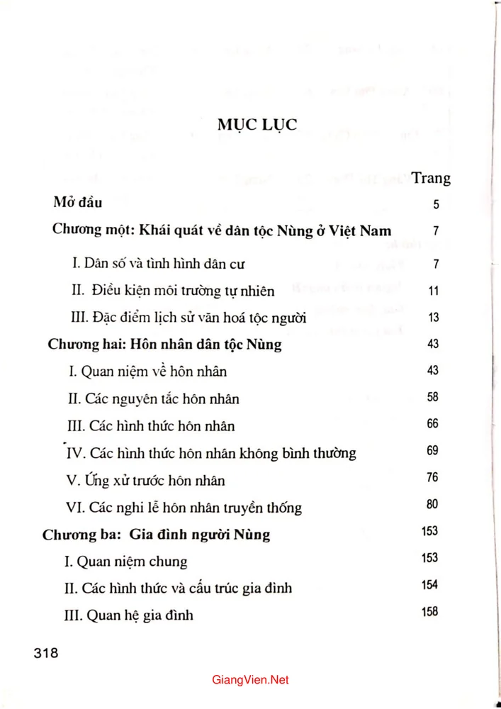 Trang 1 - Ảnh minh họa nội dung sách Hôn nhân và gia đình dân tộc Nùng