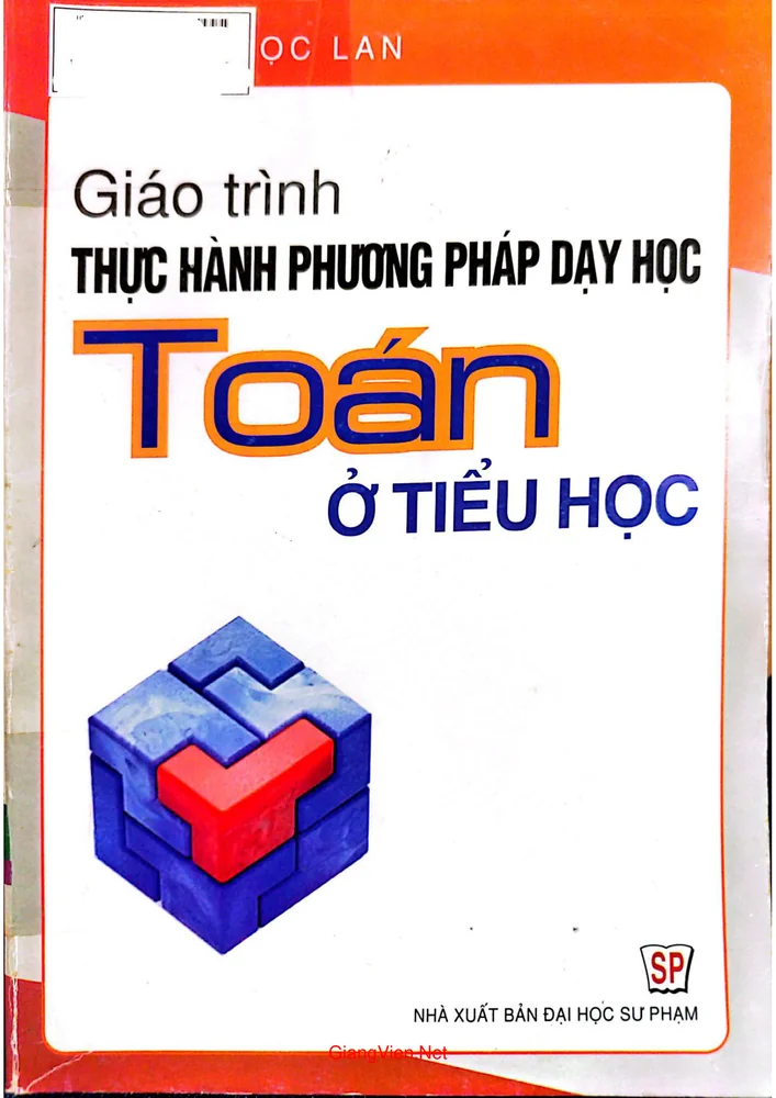 Ảnh bìa của Giáo trình thực hành phương pháp dạy học Toán ở tiểu học