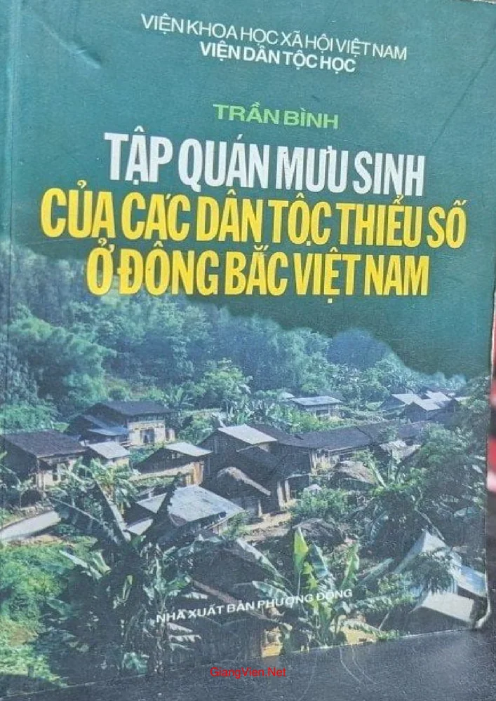 Ảnh bìa của Tập quán mưu sinh của các dân tộc thiểu số vùng Đông bắc Việt Nam