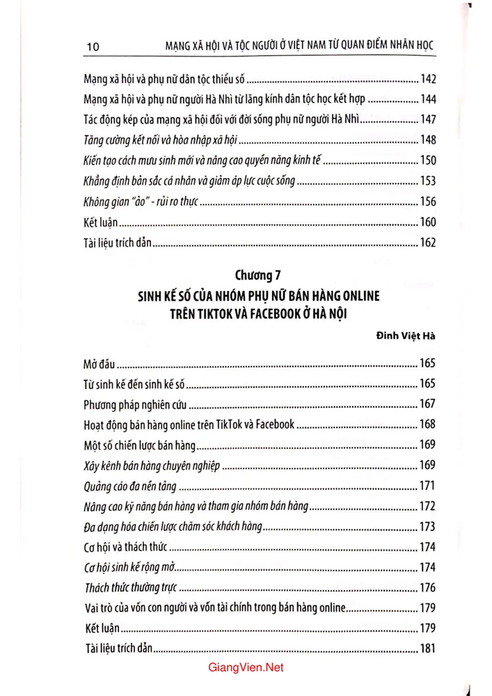 Trang 4 - Ảnh minh họa nội dung sách Mạng xã hội và tộc người ở Việt Nam từ quan điểm nhân học