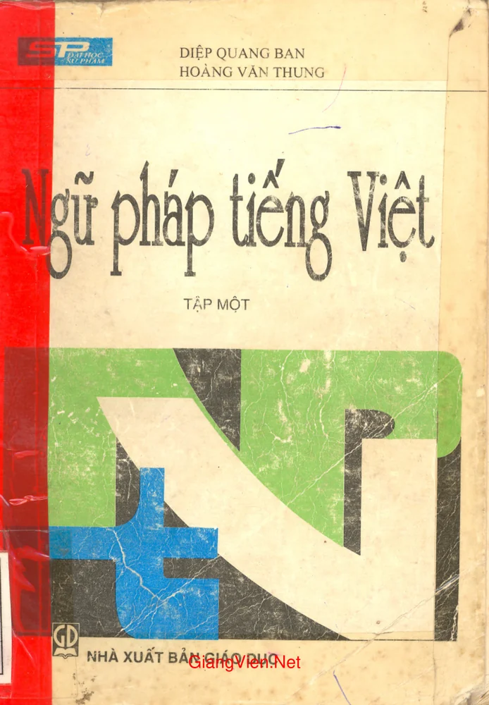 Ảnh bìa của Ngữ pháp tiếng Việt - Tập 1