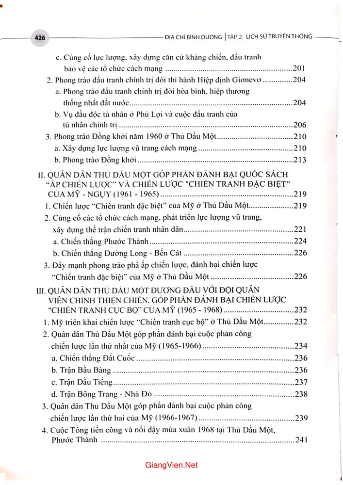 Trang 4 - Ảnh minh họa nội dung sách Địa chí Bình Dương tập 2 Lịch sử truyền thống