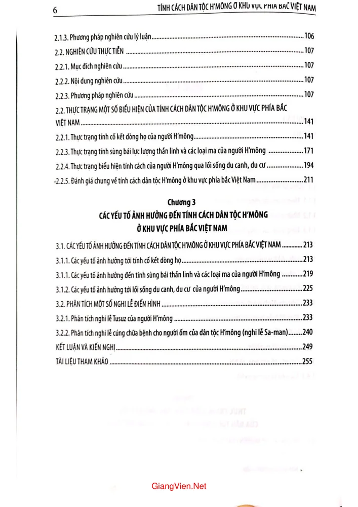 Trang 2 - Ảnh minh họa nội dung sách Tính cách dân tộc H Mông ở khu vực phía bắc Việt Nam