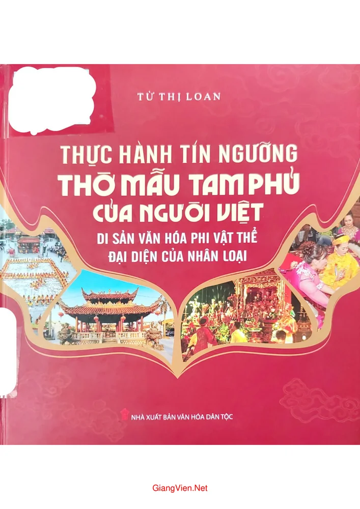 Ảnh bìa của Thực hành tín ngưỡng thờ Mẫu tam phủ của người Việt di sản văn hóa phi vật thể đại diện của nhân loại