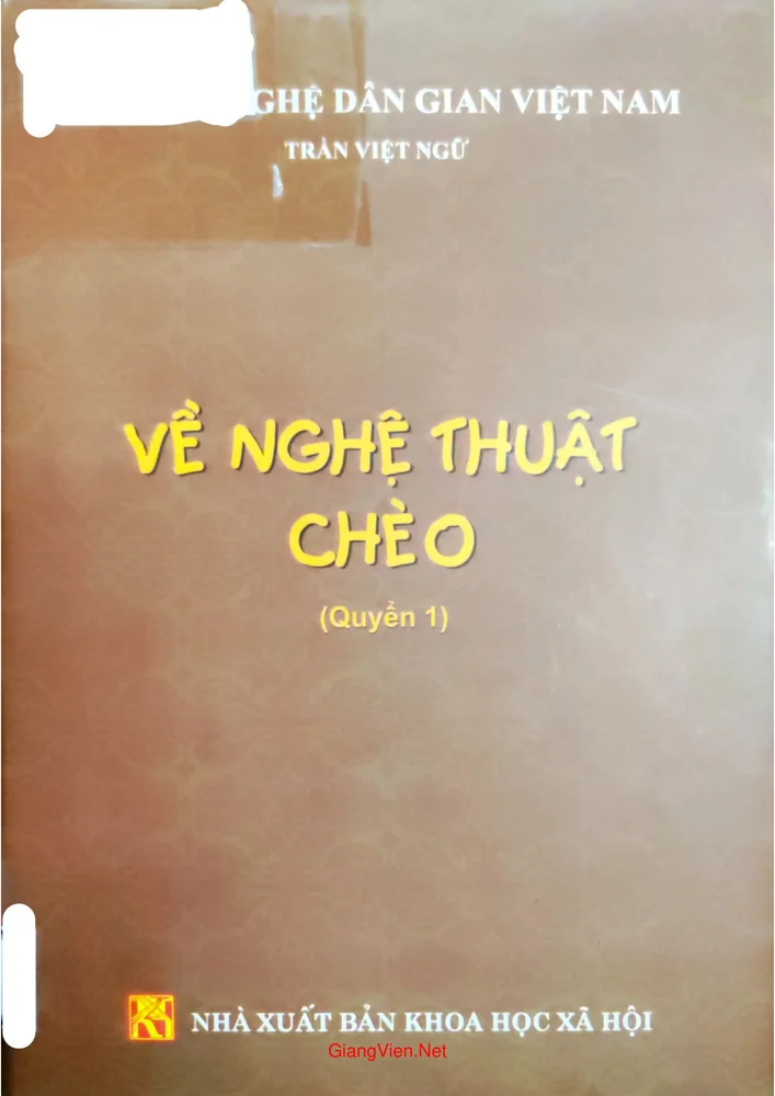 Ảnh bìa của Về nghệ thuật chèo quyển 1