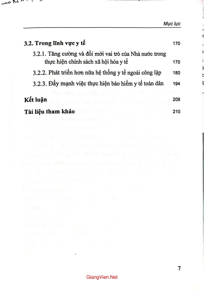 Trang 3 - Ảnh minh họa nội dung sách Chính sách xã hội hóa giáo dục và y tế ở Việt Nam hiện nay một số vấn đề lý luận và thực tiễn