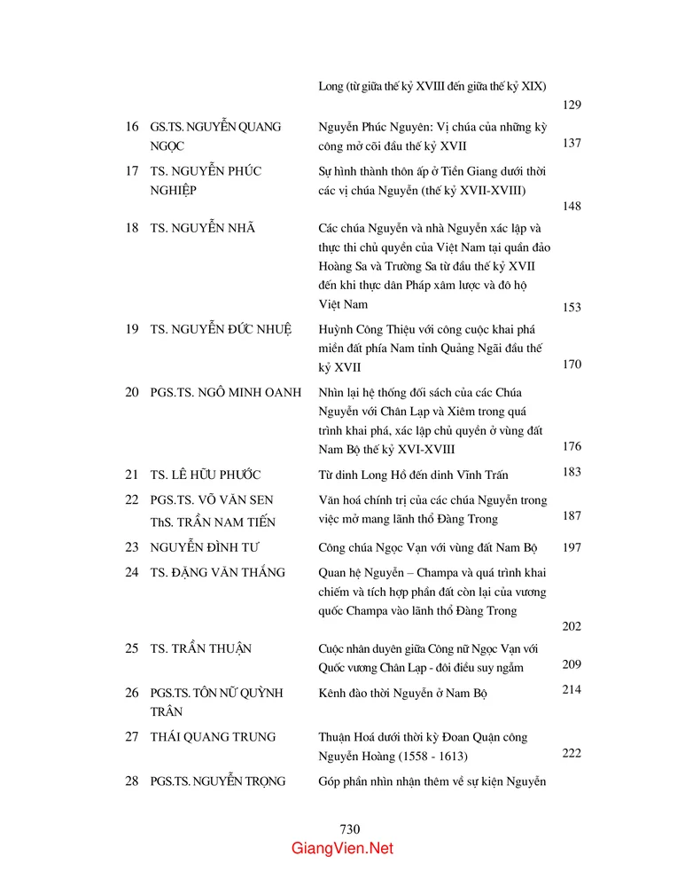 Trang 2 - Ảnh minh họa nội dung sách Kỷ yếu nhà Nguyễn và Chúa Nguyễn
