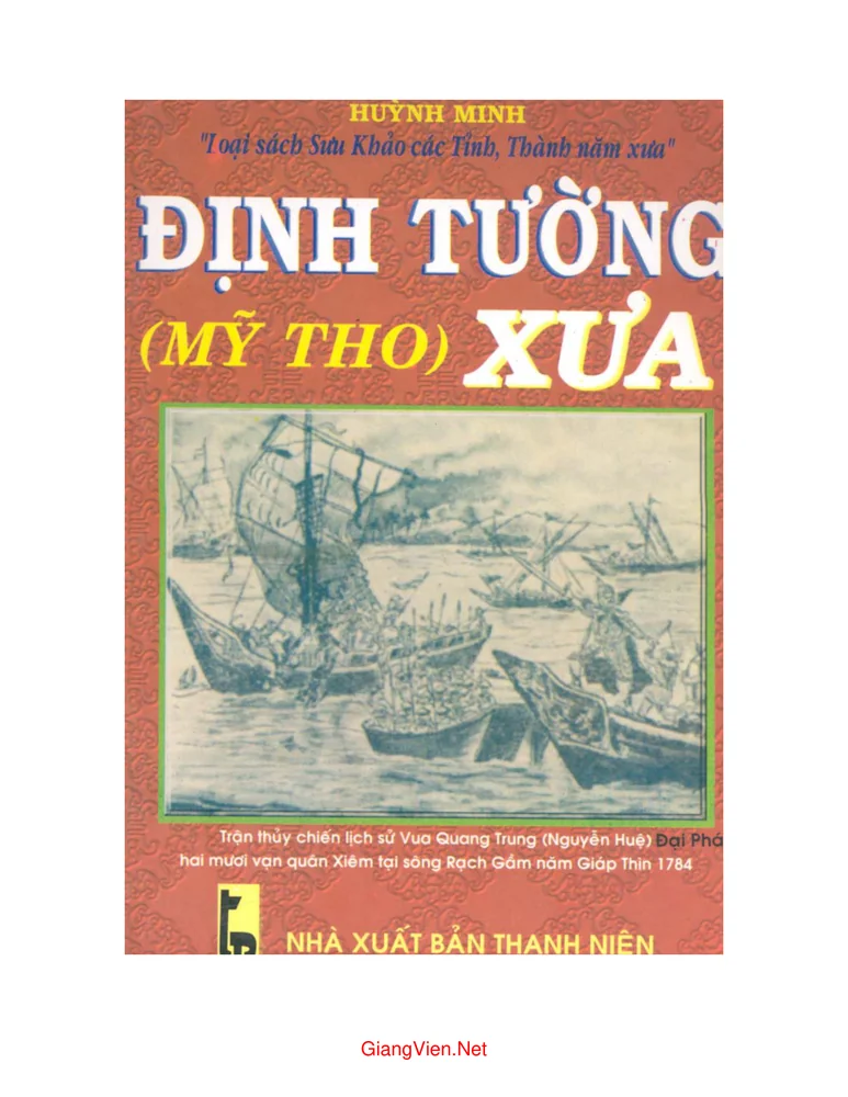 Ảnh bìa của Định Tường -Mỹ Tho xưa