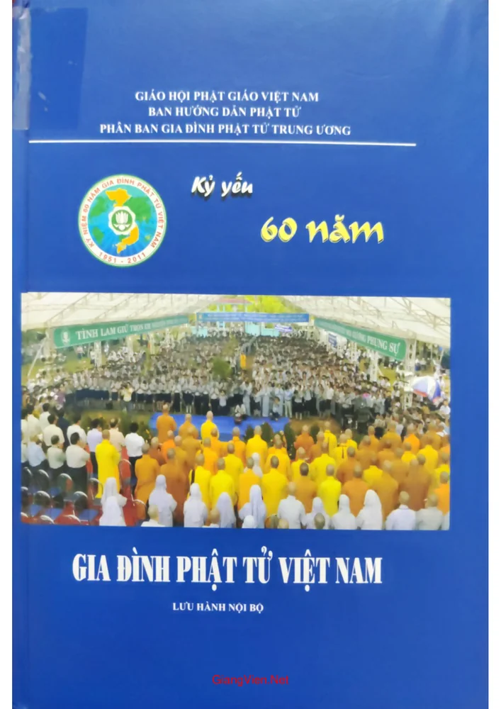 Ảnh bìa của Kỷ yếu 60 năm Gia đình phật tử Việt Nam