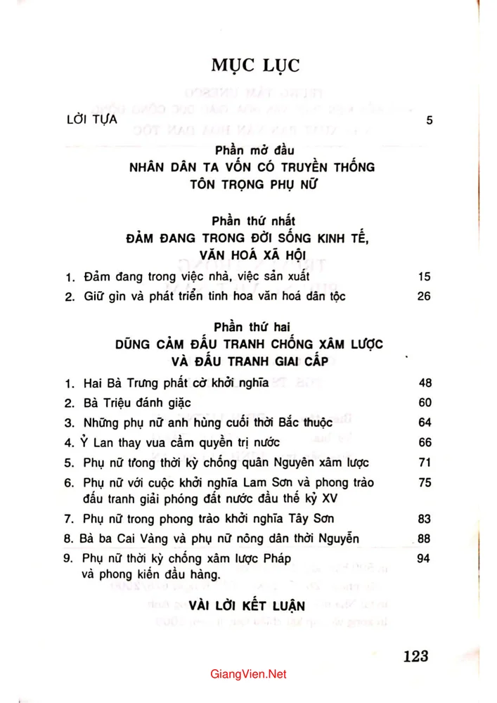 Trang bìa chính thức sách Truyền thống phụ nữ Việt Nam
