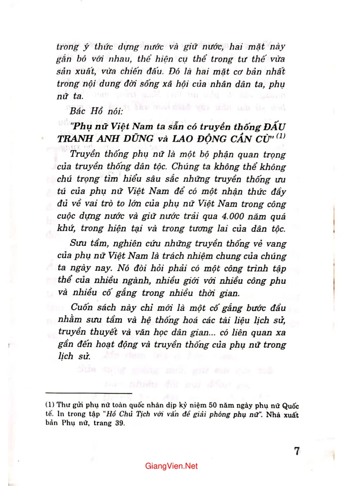 Mục lục chi tiết trang 3 sách Truyền thống phụ nữ Việt Nam