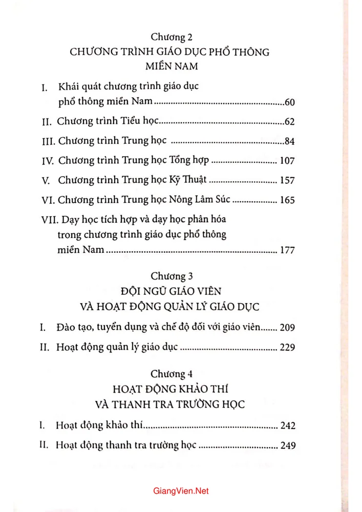 Trang 2 - Ảnh minh họa nội dung sách Giáo dục phổ thông miền nam 1954 1975