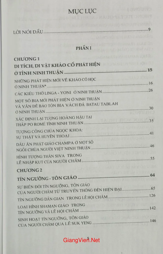 Trang 1 - Ảnh minh họa nội dung sách Tiếp cận một số vấn đề văn hóa Champa