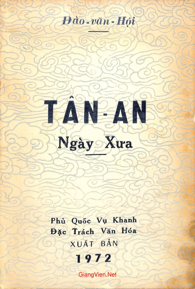 Ảnh bìa của Tân An ngày xưa - Bản 1