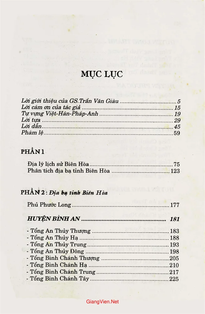 Trang bìa chính thức sách Nghiên cứu địa bạ triều Nguyễn tỉnh Biên Hoà