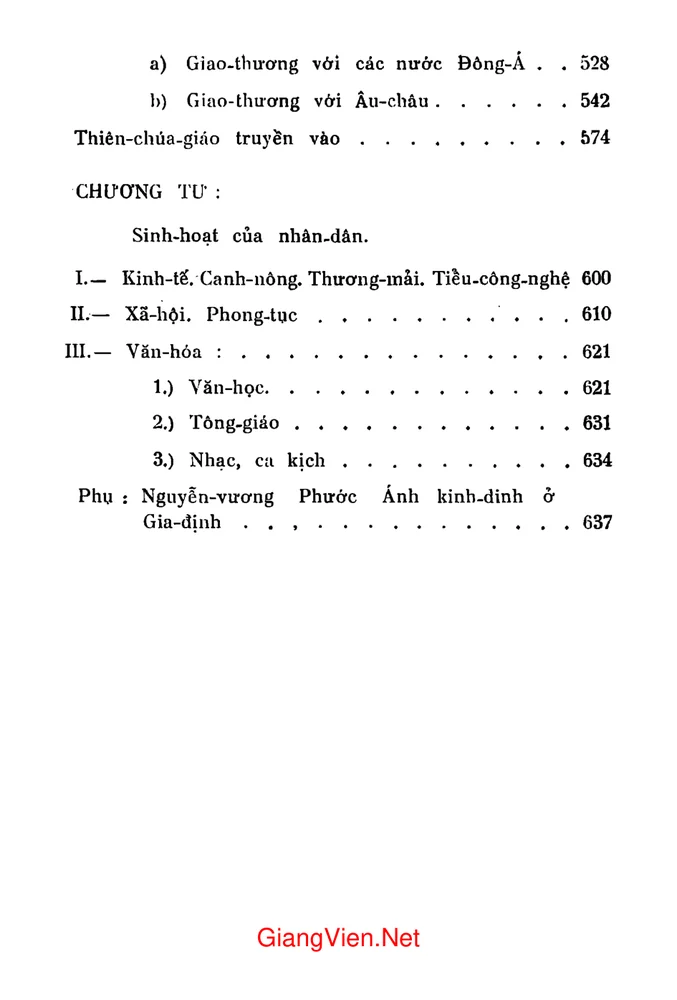 Mục lục chi tiết trang 4 sách Việt sử xứ đằng trong (1558 - 1777) Cuộc Nam tiến của dân tộc Việt Nam