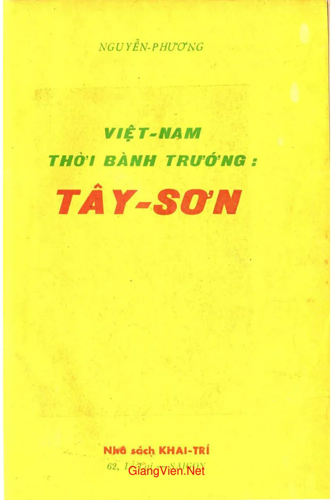 Ảnh bìa của Việt Nam thời bành trướng Tây Sơn