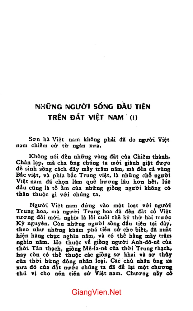 Mục lục chi tiết trang 1 sách Việt Nam thời khai sinh