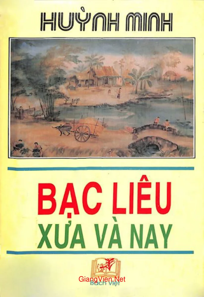 Ảnh bìa của Bạc Liêu xưa và nay