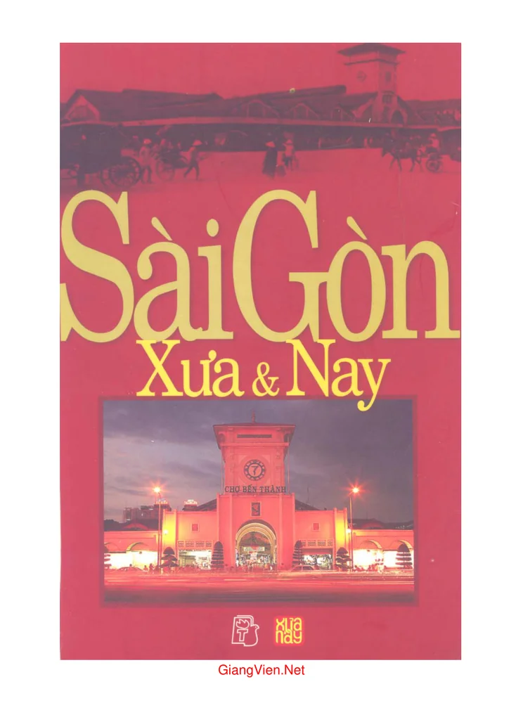 Ảnh bìa của Sài Gòn xưa và nay