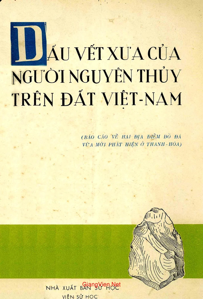 Ảnh bìa của Dấu vết xưa của người nguyên thủy trên đất Việt Nam
