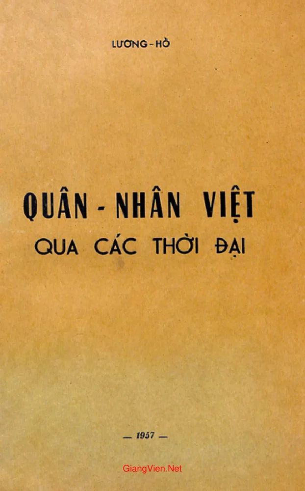 Ảnh bìa của Quân nhân Việt Nam qua các thời đại