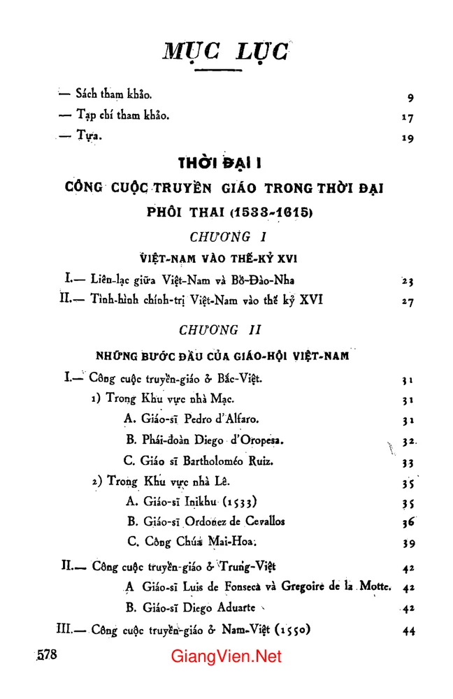 Trang bìa chính thức sách Việt Nam giáo sử - Quyển 1