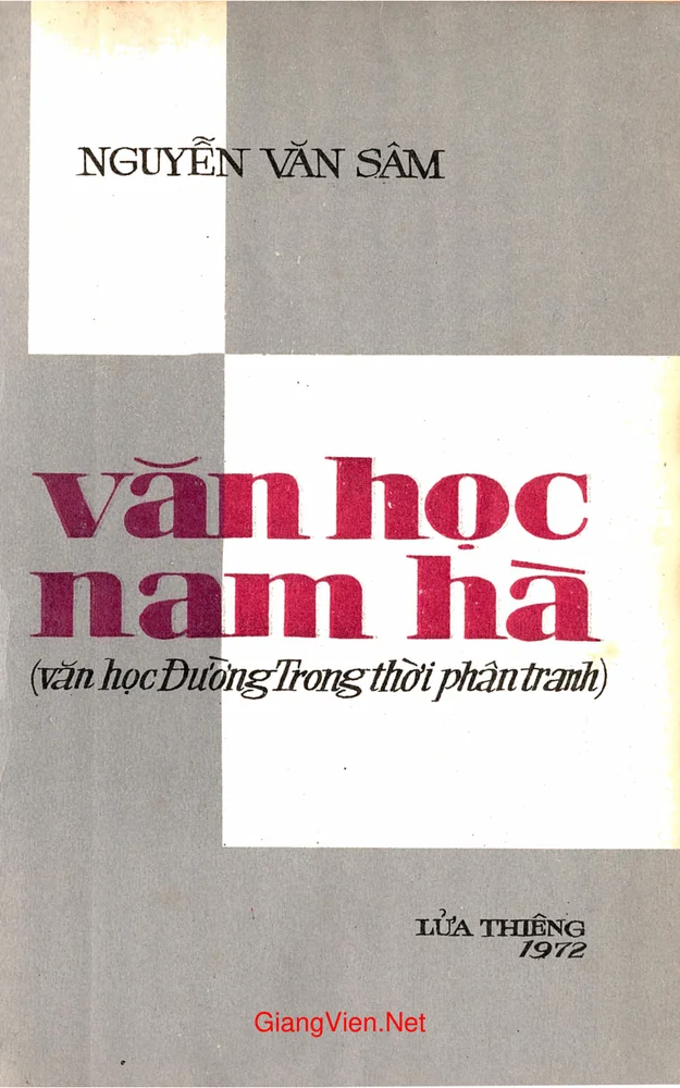Ảnh bìa của Văn học Nam Hà