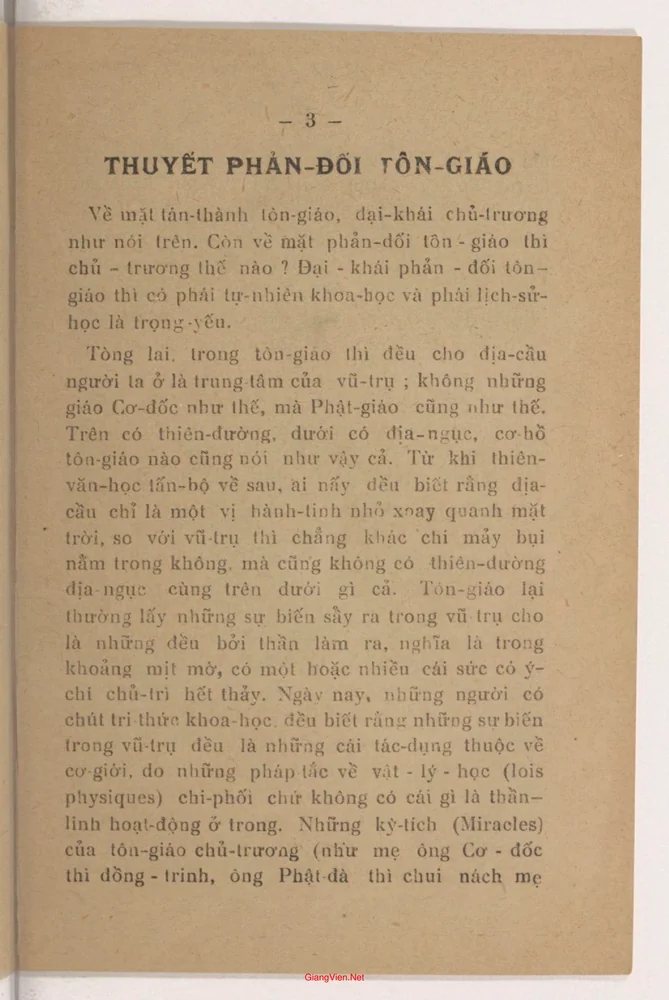 Trang 3 - Ảnh minh họa nội dung sách Tôn giáo - Quyển 2