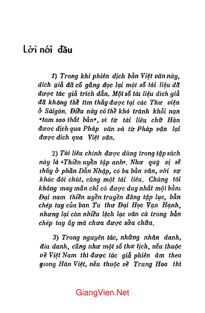 Mục lục chi tiết trang 1 sách Phật Giáo Việt Nam từ khởi nguyên đến thế kỷ 13