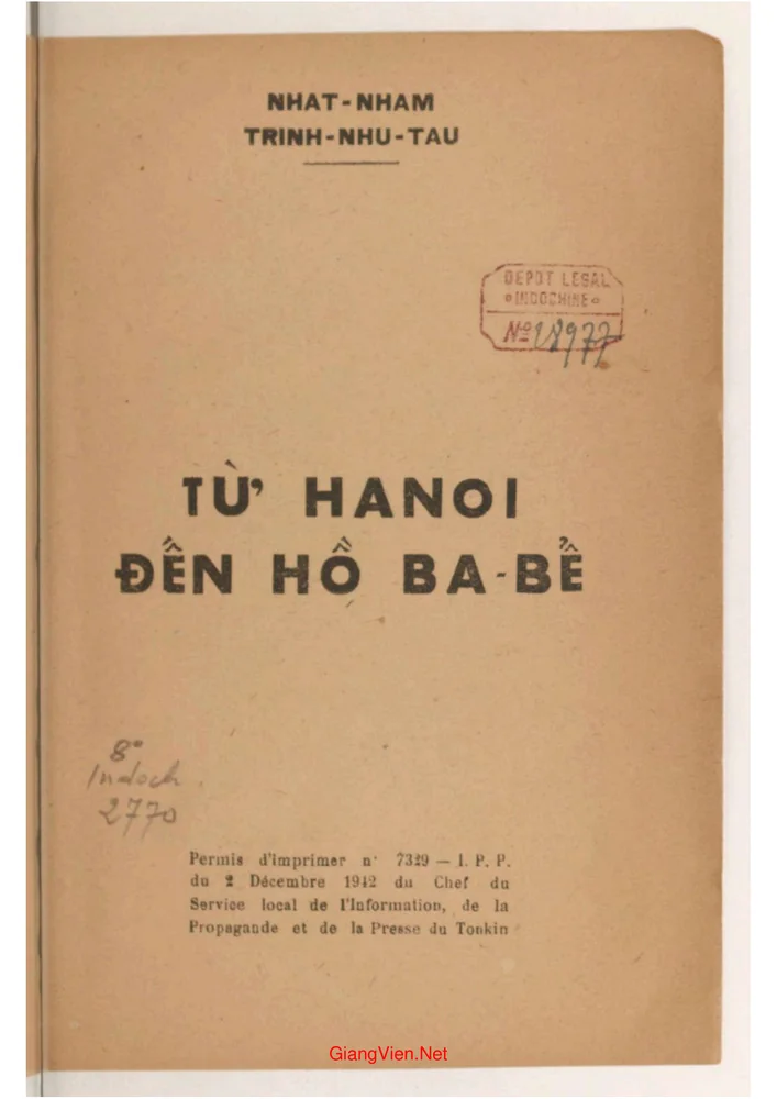 Trang 1 - Ảnh minh họa nội dung sách Từ Hà Nội đến hồ Ba Bể