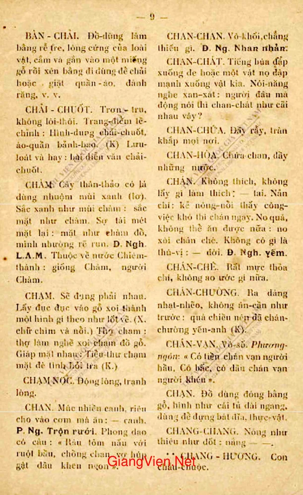 Mục lục chi tiết trang 2 sách Nam ngữ chính tả tử vi - Tập 1
