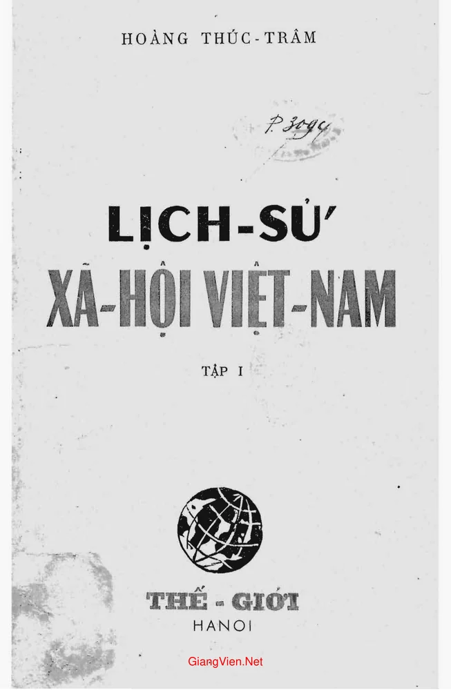 Ảnh bìa của Lịch sử xã hội Việt Nam - Tập 1