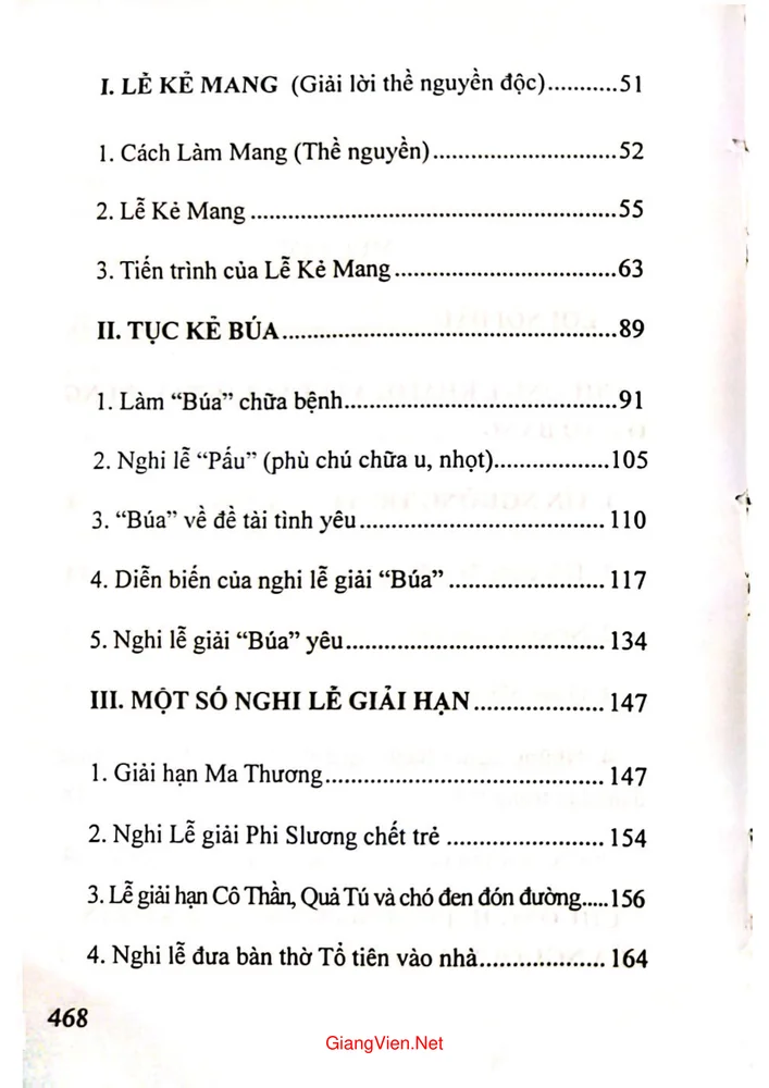 Trang 2 - Ảnh minh họa nội dung sách Tục kẻ mang, kẻ búa, kẻ nản của người Tày Cao Bằng