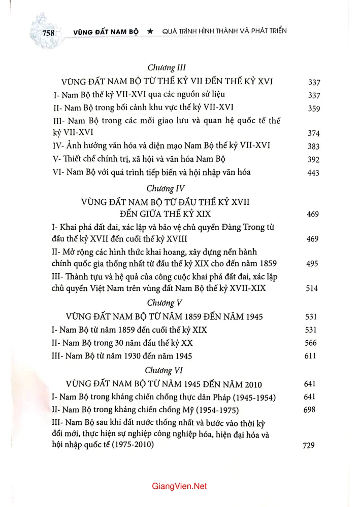 Trang 2 - Ảnh minh họa nội dung sách Vùng đất Nam bộ quá trình hình thành và phát triển