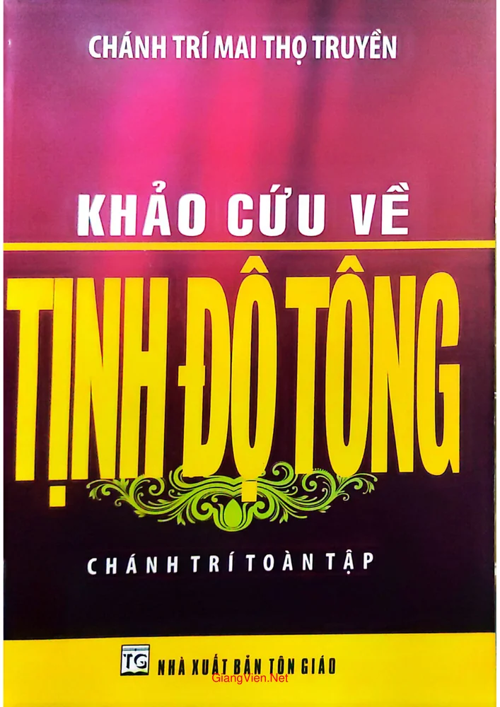 Ảnh bìa của Khảo cứu về Tịnh độ tông