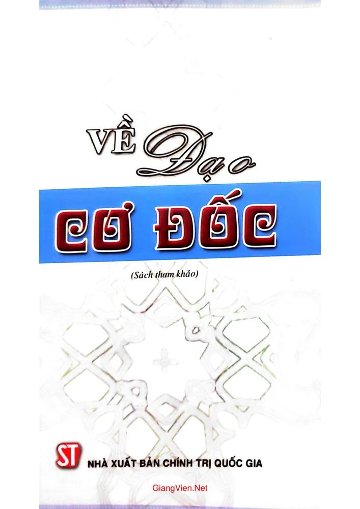 Ảnh bìa của Về đạo Cơ đốc