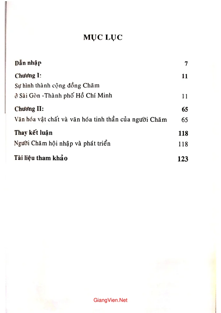 Trang 1 - Ảnh minh họa nội dung sách Văn hoá người Chăm ở thành phố Hồ Chí Minh
