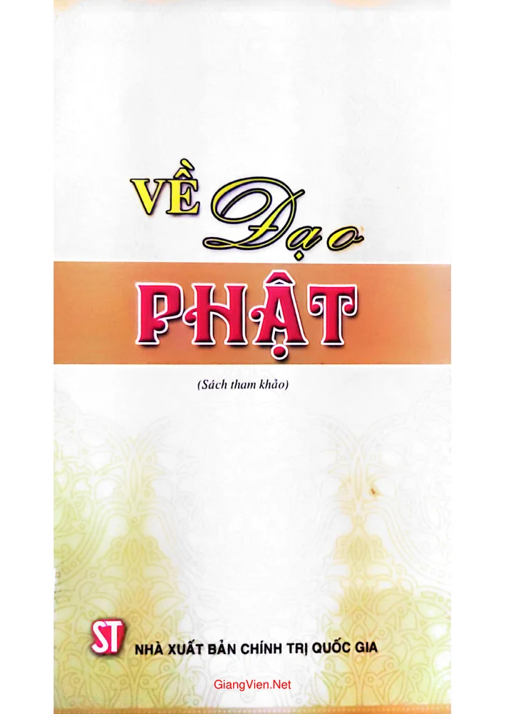 Ảnh bìa của Về đạo Phật (Sách tham khảo)