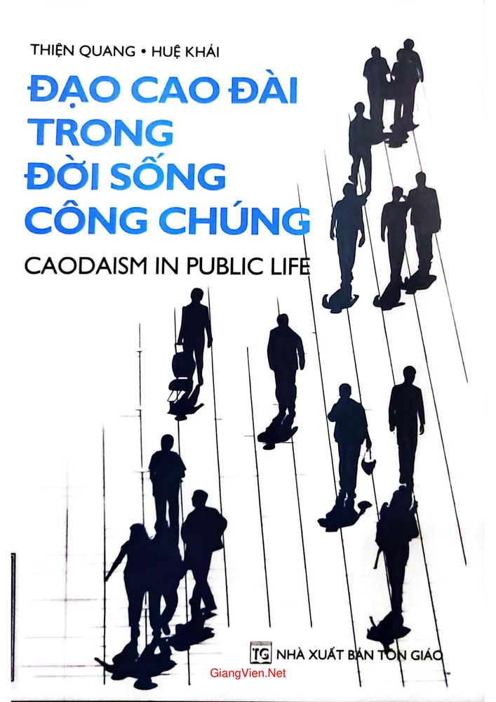 Ảnh bìa của Đạo Cao Đài trong đời sống công chúng