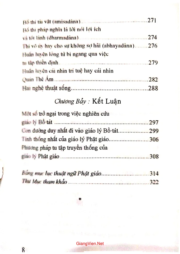 Mục lục chi tiết trang 3 sách Khái niệm về Bồ tát Quán thế âm