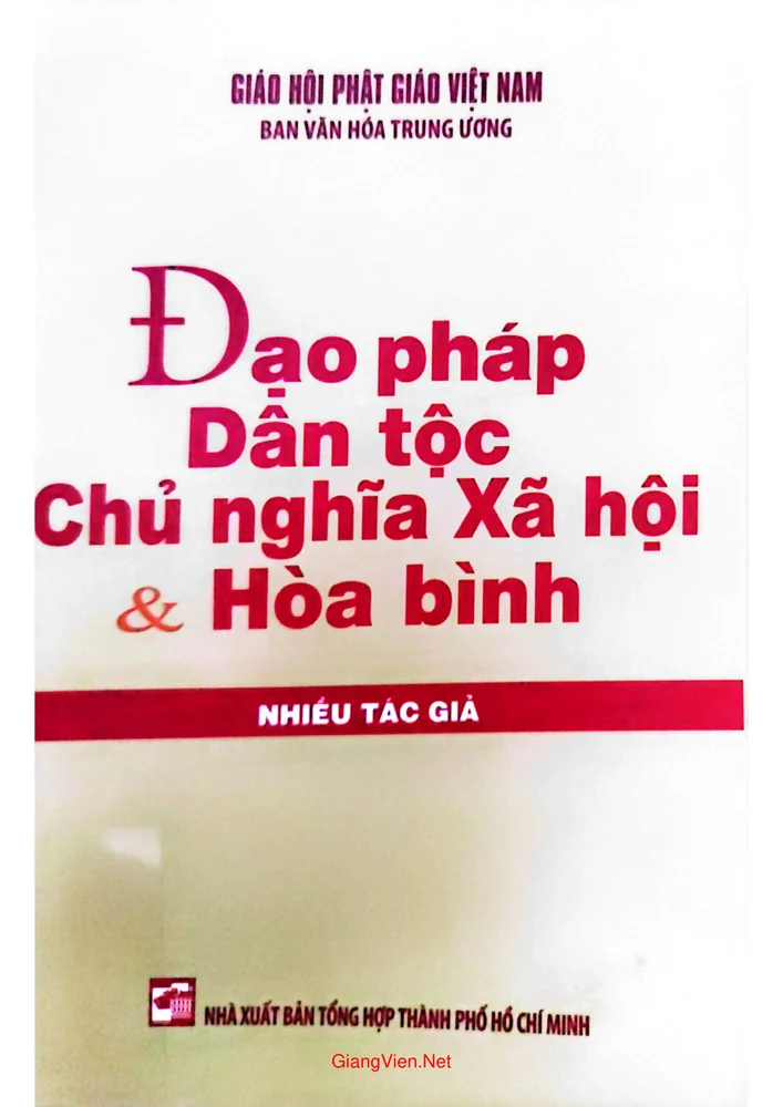 Ảnh bìa của Đạo pháp dân tộc Chủ nghĩa xã hội và hoà bình