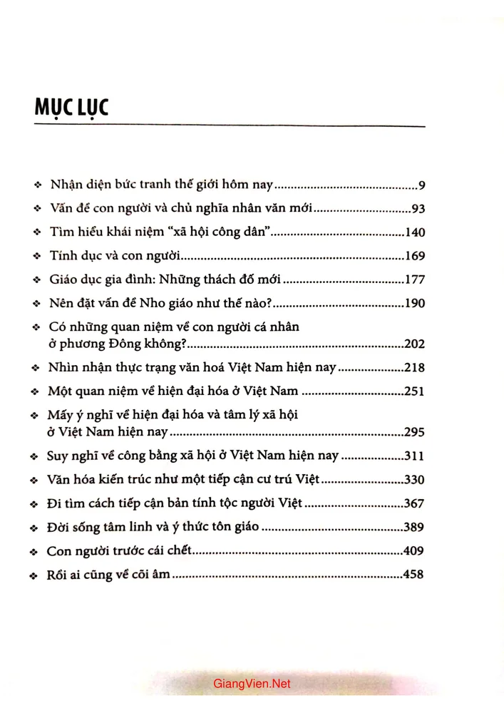 Trang bìa chính thức sách Bàn về văn hoá