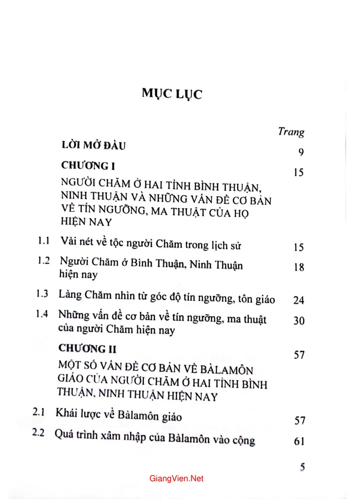 Trang bìa chính thức sách Một số vấn đề cơ bản về tôn giáo, tín ngưỡng của đồng bào Chăm ở hai tỉnh Bình Thuận Ninh Thuận hiện nay
