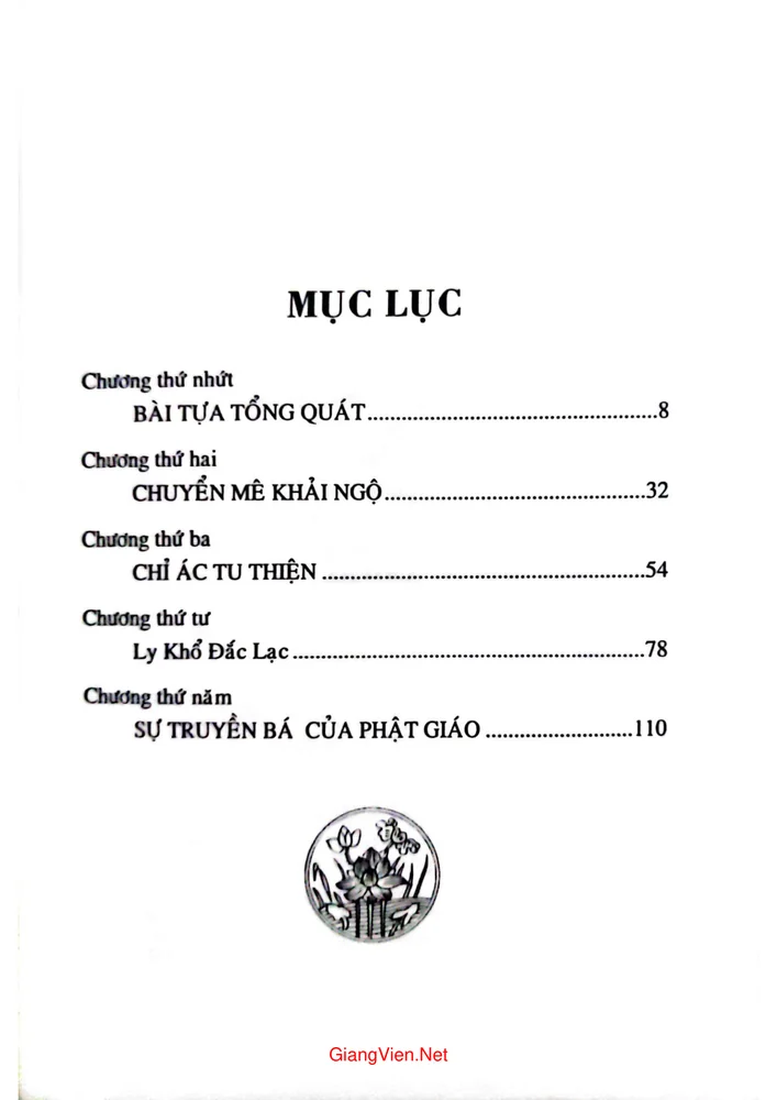 Trang 1 - Ảnh minh họa nội dung sách Phật giáo dị giải